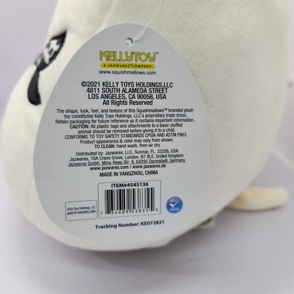 Squishmallow Elanor the Pirate Bulldog! 8”  NWT - Picture 9 of 12